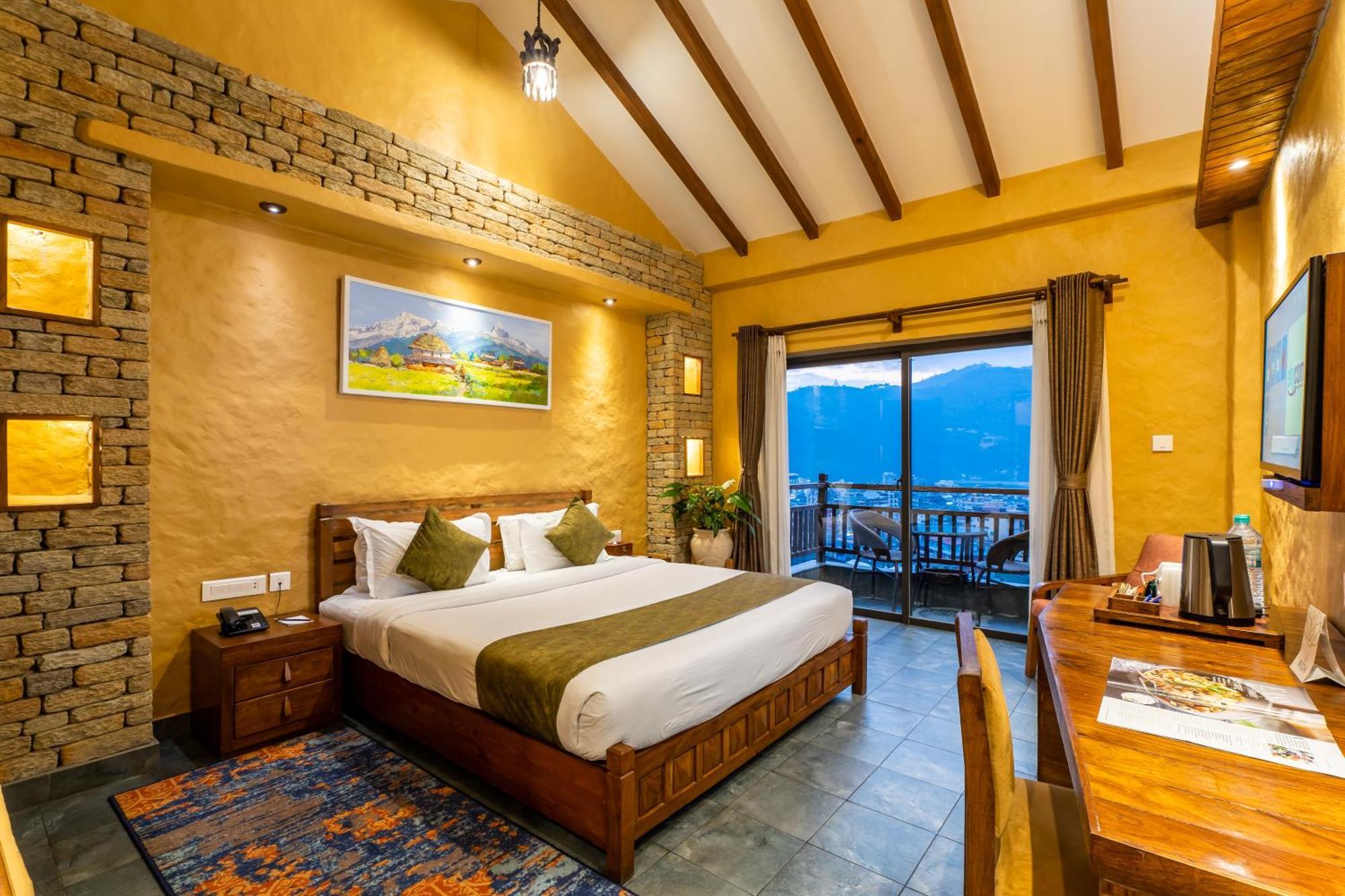 Bar Peepal Resort 포카라 외부 사진 Deluxe Room