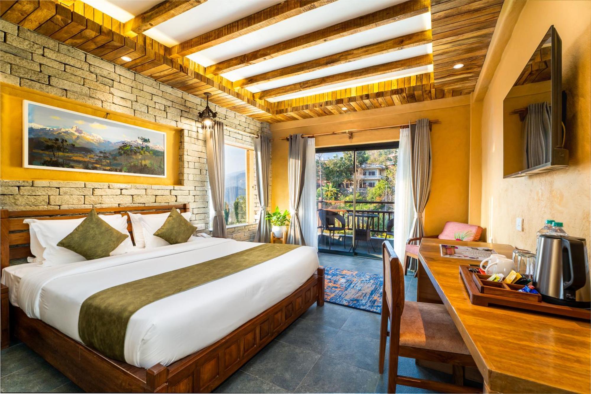 Bar Peepal Resort 포카라 외부 사진 Deluxe Room