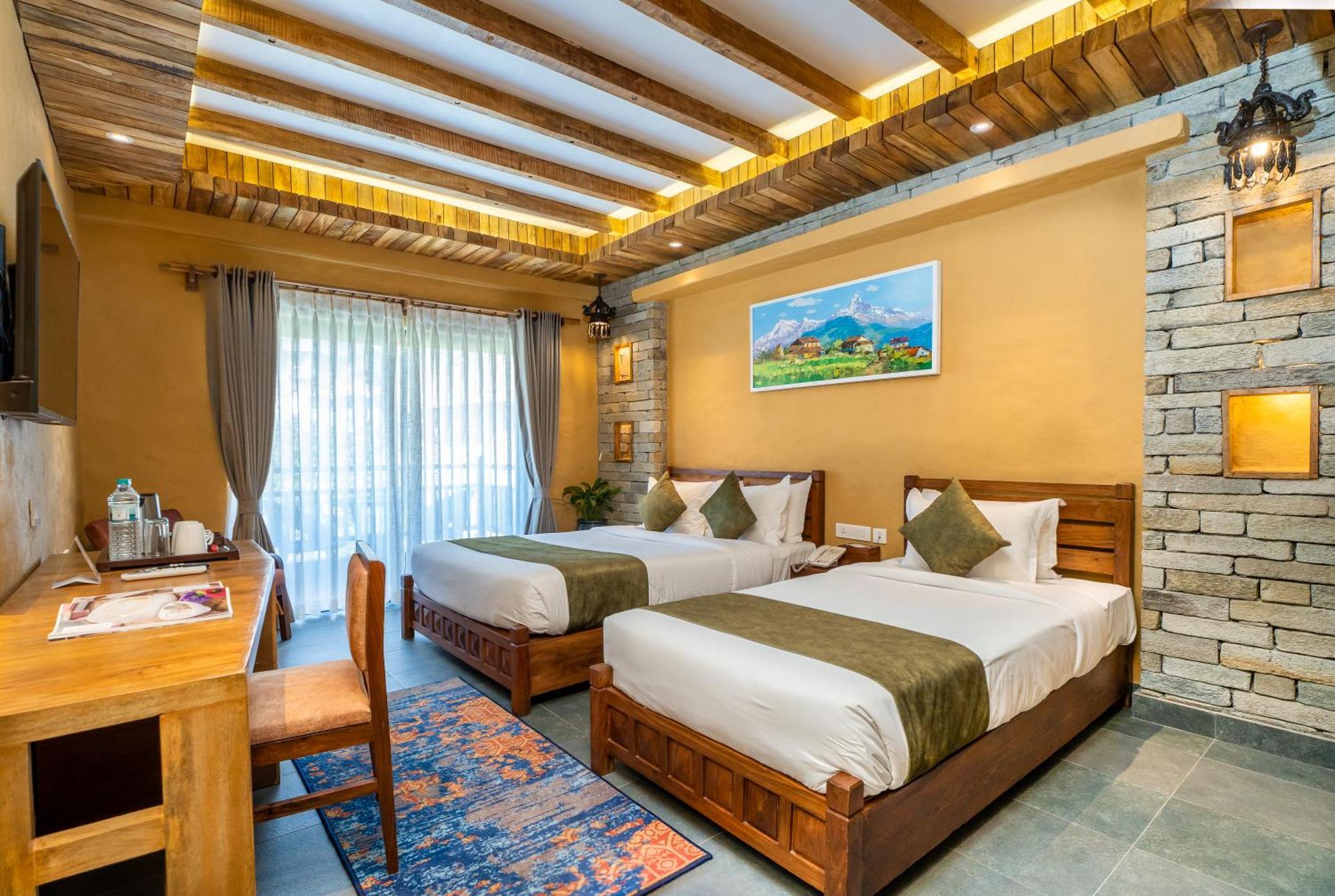 Bar Peepal Resort 포카라 외부 사진 Deluxe Room